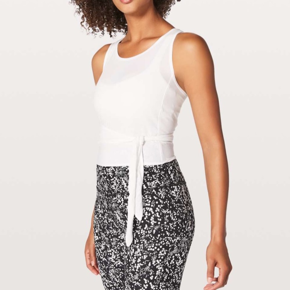 Lululemon it’s a tie tank - white